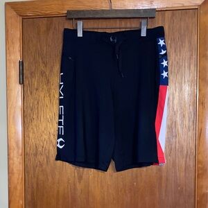 Hylete Black and Red Men's Shorts